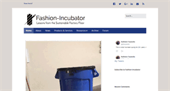 Desktop Screenshot of fashion-incubator.com
